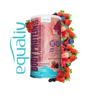 PROTEINA DE COLAGENO BODY PROTEIN FRUTAS VERMELHAS EQUALIV 600G