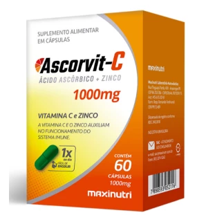 ASCOR VIT C 1000MG CPS C/60 - MAXINUTRI