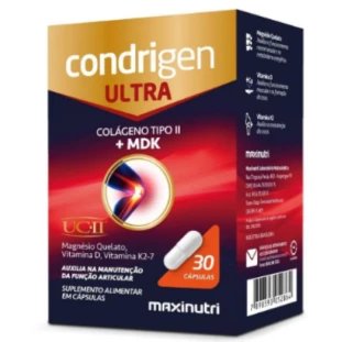 CONDRIGEN ULTRA MDK (COLAGENO TIPO II) MAXINUTRI (CPS C/30 ou 60)