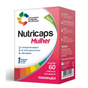 NUTRICAPS MULHER CPS C/60 - MAXINUTRI