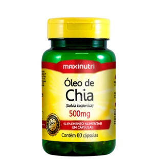 OLEO DE CHIA 500MG CPS C/60 - MAXINUTRI