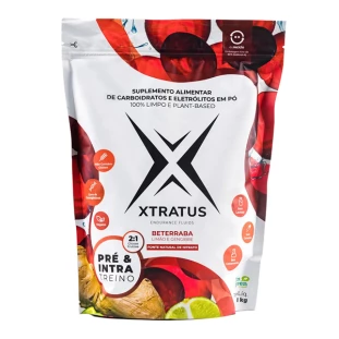 PRE E INTRATREINO COM BETERRABA LIMAO E GENGIBRE XTRATUS 1KG