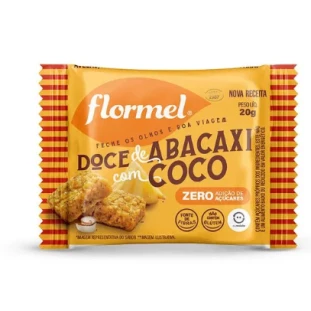 DOCE DE COCO COM ABACAXI ZERO 20G FLOME