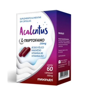 ACALENTUS (L-TRIPTOFANO) 500MG MAXINUTRI CPS C/60