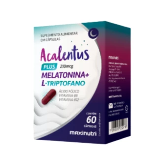 ACALENTUS PLUS (MELAT+L-TRIP) 210MG MAXINUTRI (CPS C/60 ou 90)