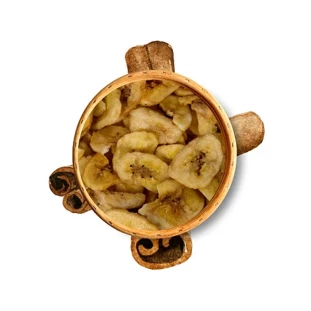 BANANA CHIPS COM CANELA (DOCE)