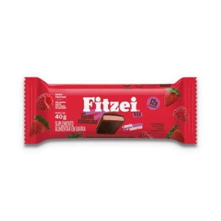 BARRA DE PROTEINA FITZEI SABOR FRUTAS VERMELHAS VITAFOR 40G