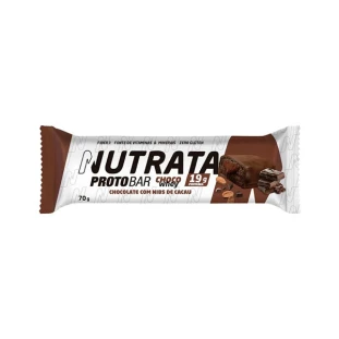 BARRA DE PROTEINA PROTOBAR CHOCO WHEY (ZERO GLUTEN) NUTRATA 70G