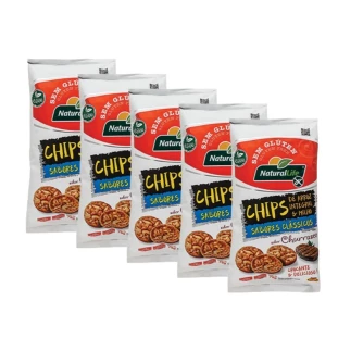 CHIPS DE ARROZ INTEGRAL E MILHO (SABORES)