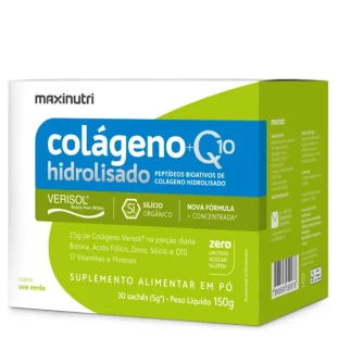 COLAGENO +Q HIDROLISADO VERISOL UVA VERDE MAXINUTRI 30X5G SACHE