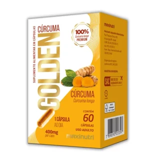 CURCUMA GOLDEN (CURCUMA LONGA) 400MG MAXINUTRI CPS C/60