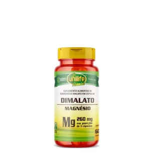 MAGNESIO DIMALATO 260MG UNILIFE CPS C/60