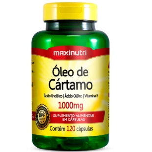 OLEO DE CARTAMO 1000MG CPS C/120 - MAXINUTRI