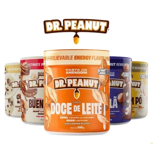 PASTA DE AMENDOIM DR. PEANUT 600g (SABORES)