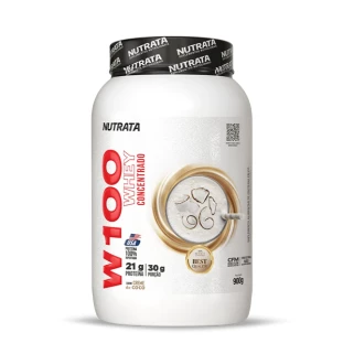 WHEY W100 CONCENTRADO CREME DE COCO NUTRATA 900G